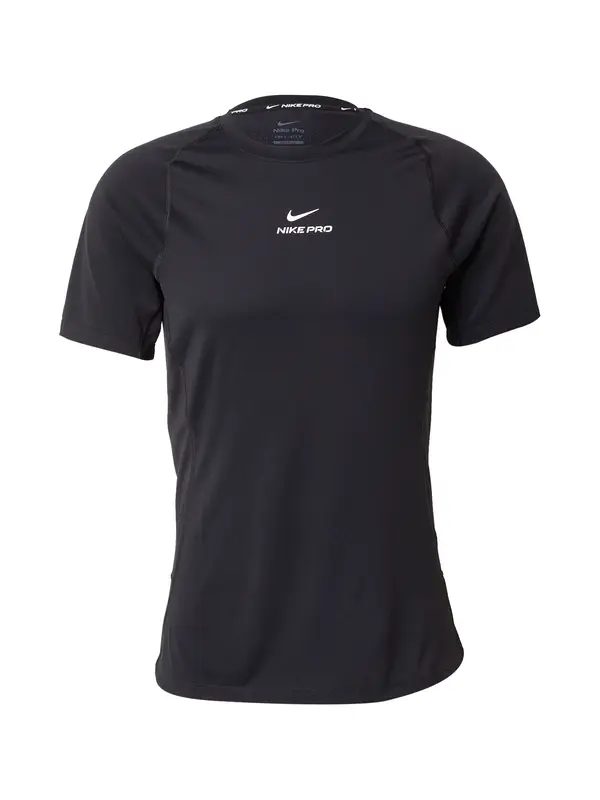 NIKE NIKE Tehnička sportska majica 'NPT'  crna / bijela