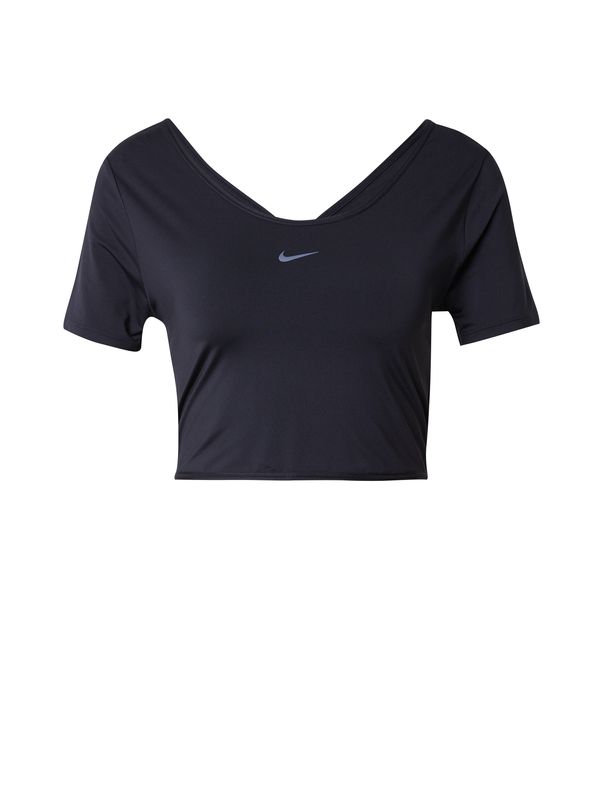 NIKE NIKE Tehnička sportska majica 'ONE CLASSIC'  svijetloplava / crna