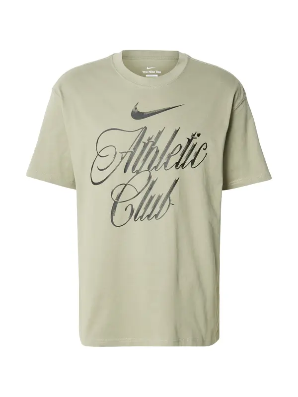 NIKE NIKE Tehnička sportska majica  pastelno zelena / crna