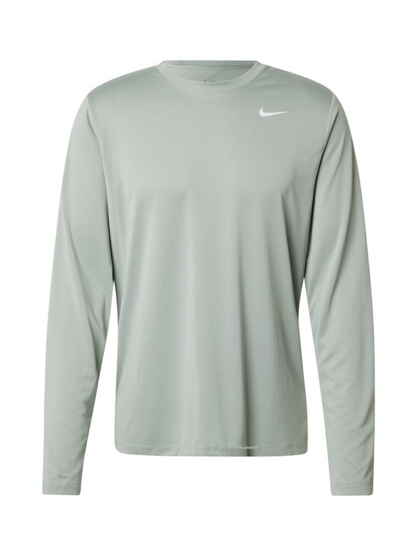 NIKE NIKE Tehnička sportska majica  pastelno zelena / prljavo bijela