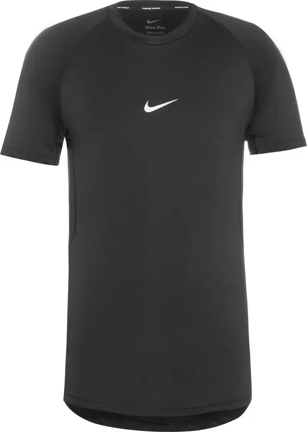 NIKE NIKE Tehnička sportska majica 'Pro'  crna / bijela