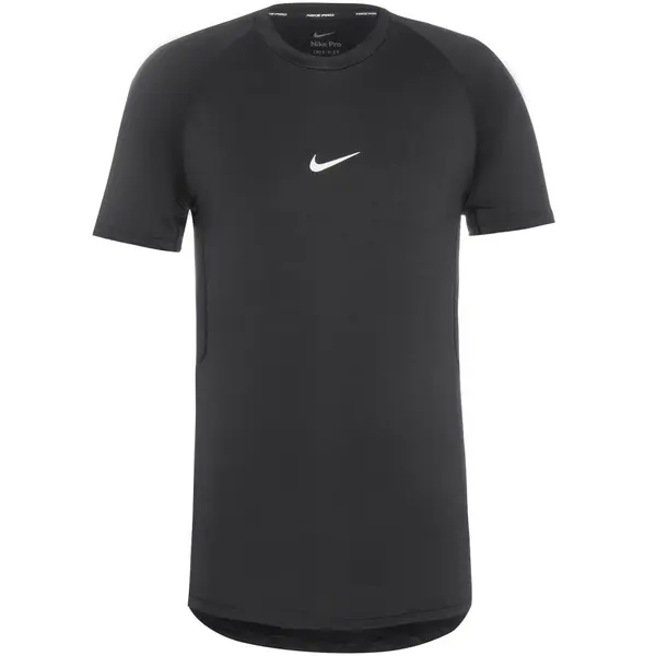 NIKE NIKE Tehnička sportska majica 'Pro'  crna / bijela