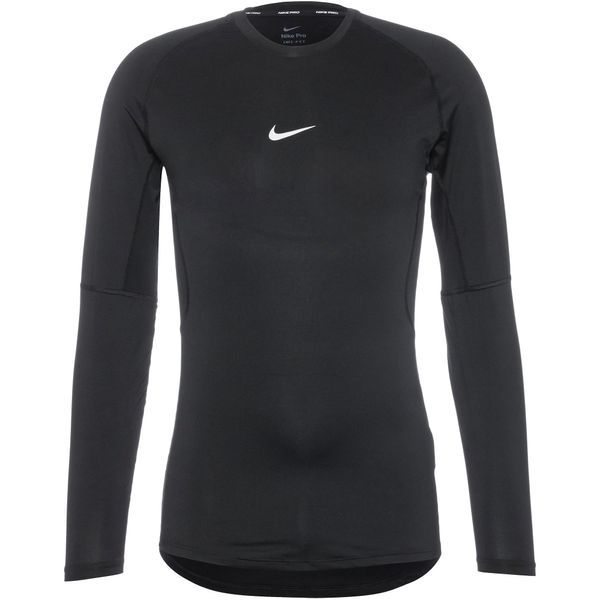 NIKE NIKE Tehnička sportska majica 'Pro'  crna / bijela