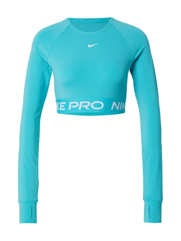 NIKE NIKE Tehnička sportska majica 'PRO DF 365'  tirkiz / bijela