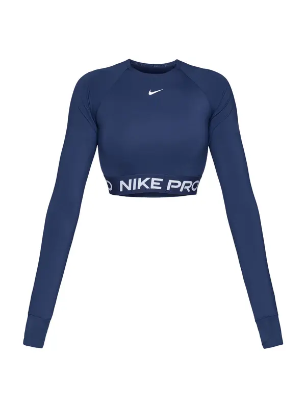 NIKE NIKE Tehnička sportska majica 'Pro'  mornarsko plava / bijela