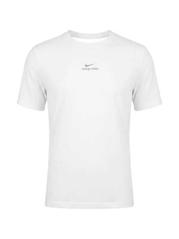 NIKE NIKE Tehnička sportska majica 'PRO'  svijetlosiva / bijela