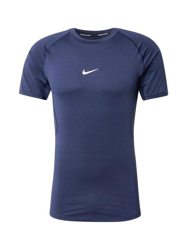 NIKE NIKE Tehnička sportska majica 'PRO'  tamno plava / bijela