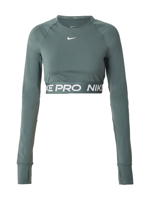 NIKE NIKE Tehnička sportska majica 'PRO'  zelena / bijela