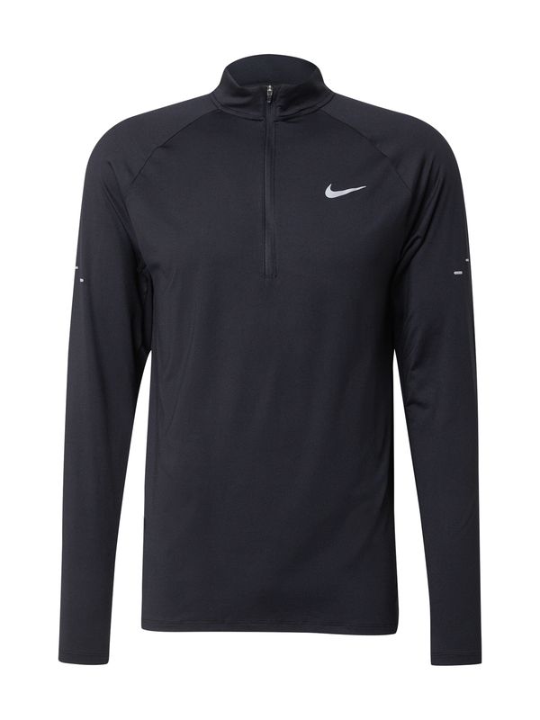 NIKE NIKE Tehnička sportska majica 'STRIDE'  crna / bijela