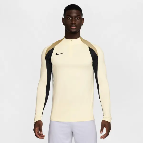NIKE NIKE Tehnička sportska majica 'Strike Drill'  boja devine dlake (camel) / crna / prljavo bijela