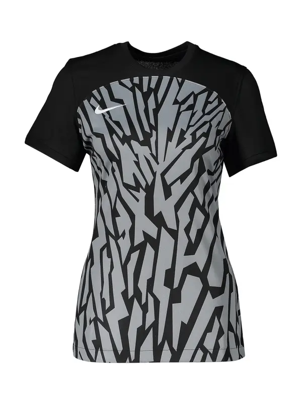 NIKE NIKE Tehnička sportska majica  svijetlosiva / crna / bijela