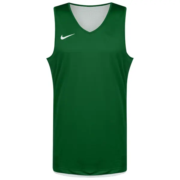NIKE NIKE Tehnička sportska majica  tamno zelena / bijela