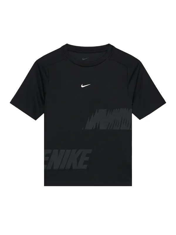 NIKE NIKE Tehnička sportska majica  tamo siva / crna / bijela