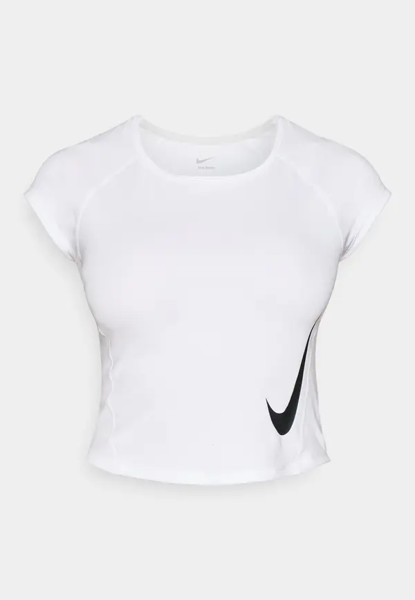 NIKE NIKE Tehnička sportska majica 'TEMPO SWOOSH'  crna / bijela