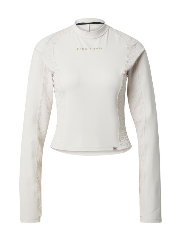 NIKE NIKE Tehnička sportska majica 'TRAIL'  ecru/prljavo bijela / brokat