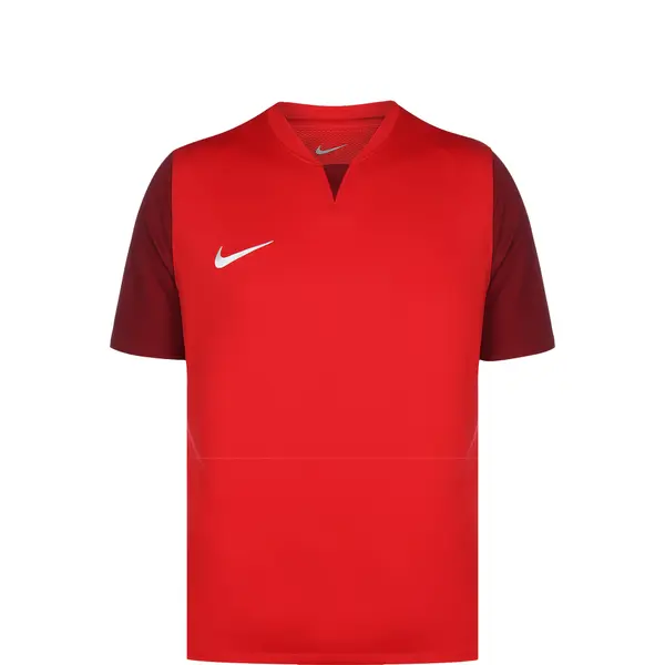 NIKE NIKE Tehnička sportska majica 'Trophy V'  crvena / boja vina / bijela