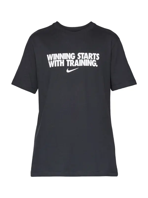 NIKE NIKE Tehnička sportska majica 'WINNING'  crna / bijela