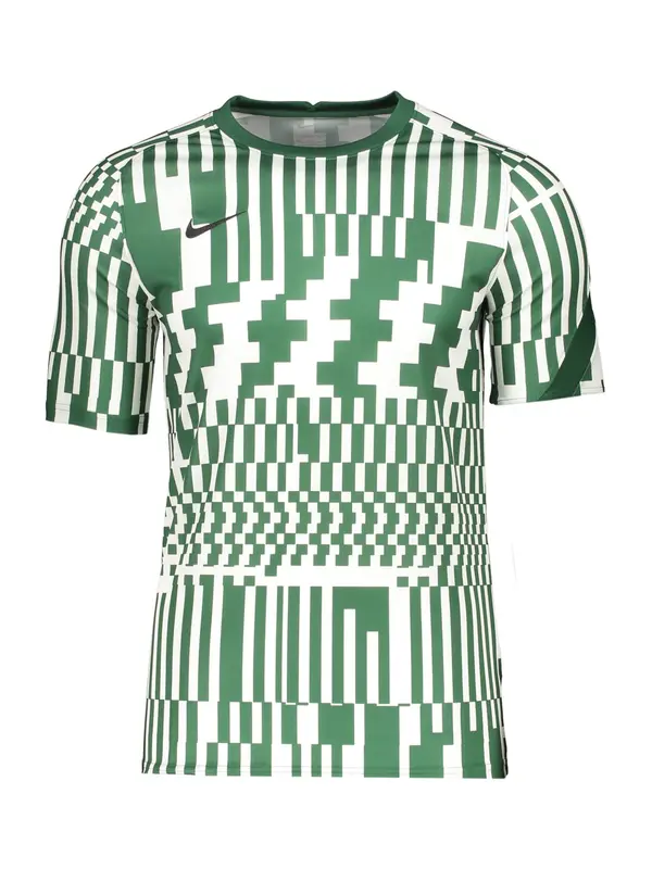 NIKE NIKE Tehnička sportska majica  zelena / crna / bijela