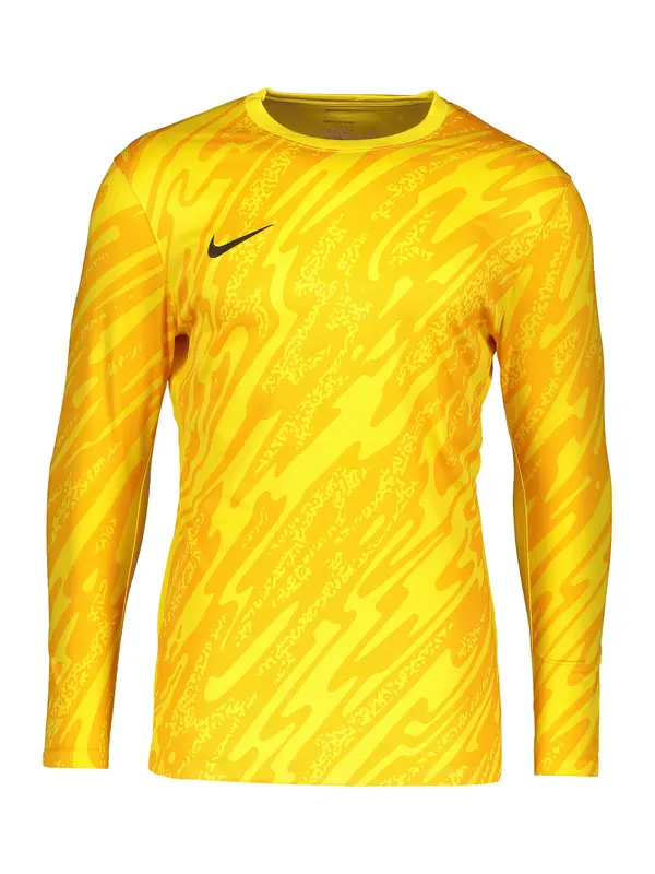 NIKE NIKE Tehnička sportska majica  žuta / crna