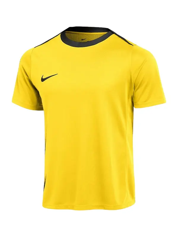 NIKE NIKE Tehnička sportska majica  žuta / crna
