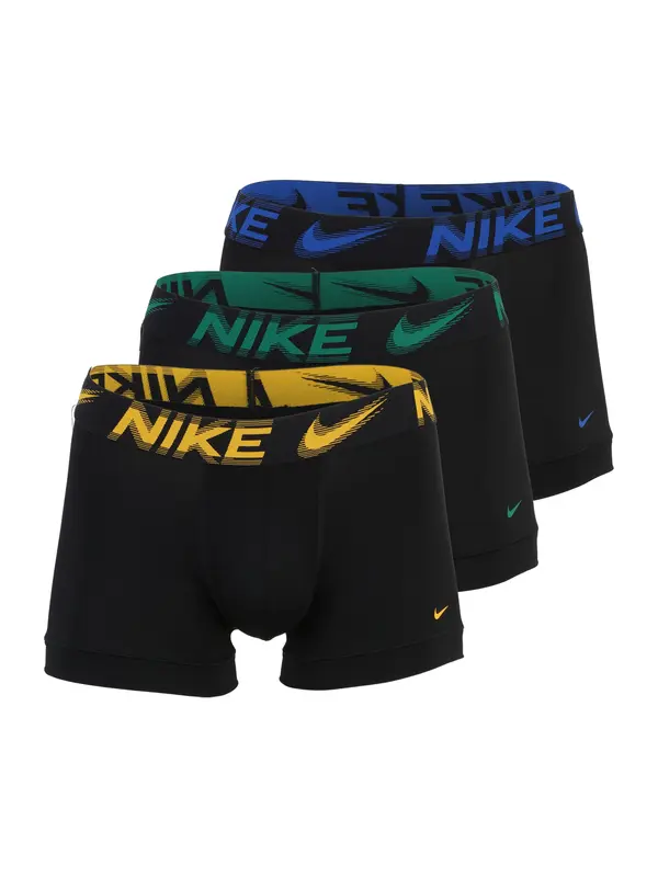 NIKE Underwear NIKE Underwear Bokserice 'Everyday Essential'  plava / tamo žuta / kraljevski zelena / crna
