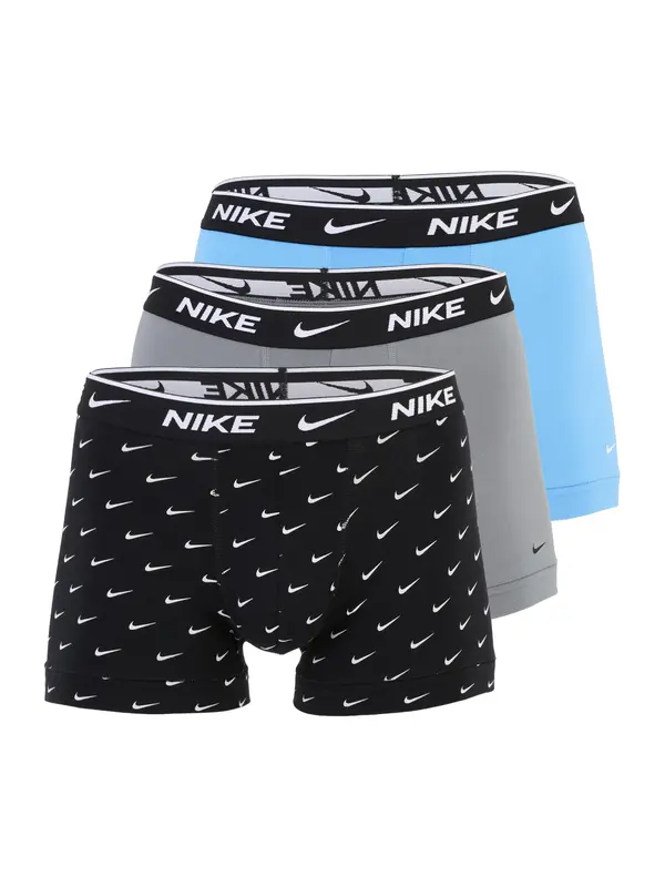 NIKE Underwear NIKE Underwear Bokserice  nebesko plava / siva / crna / bijela