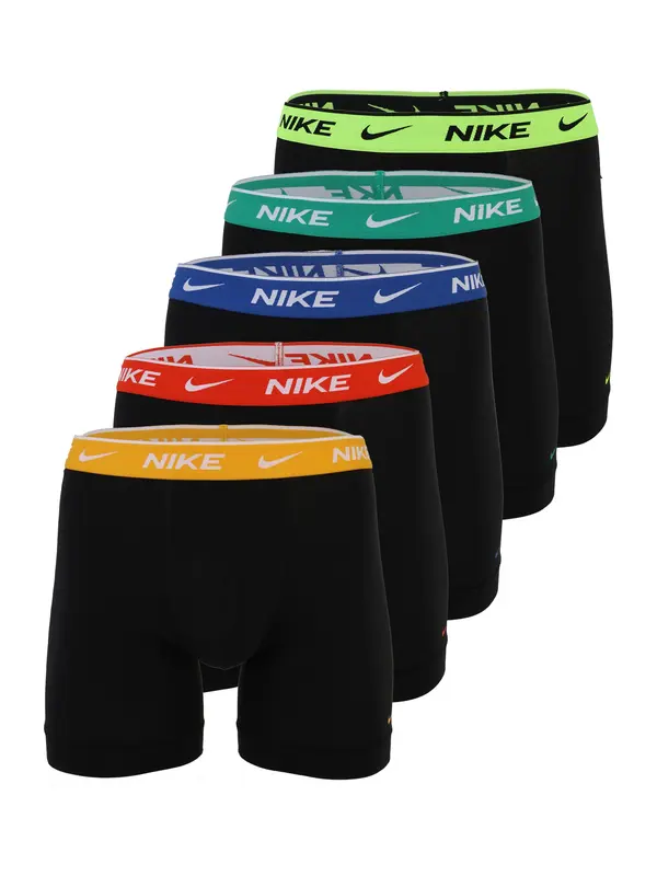 NIKE Underwear NIKE Underwear Bokserice  plava / svijetlozelena / narančasta melange / crna