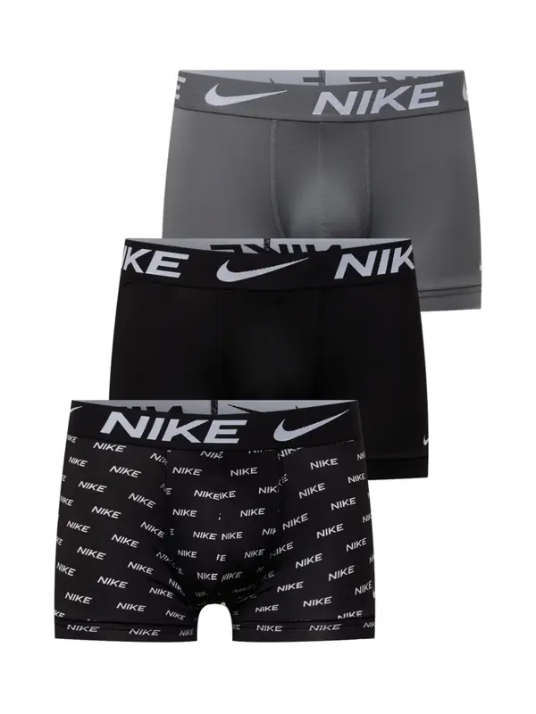 NIKE Underwear NIKE Underwear Bokserice  siva / crna / bijela