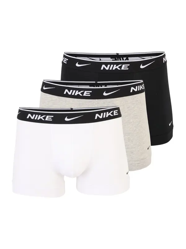 NIKE Underwear NIKE Underwear Bokserice  siva melange / crna / bijela