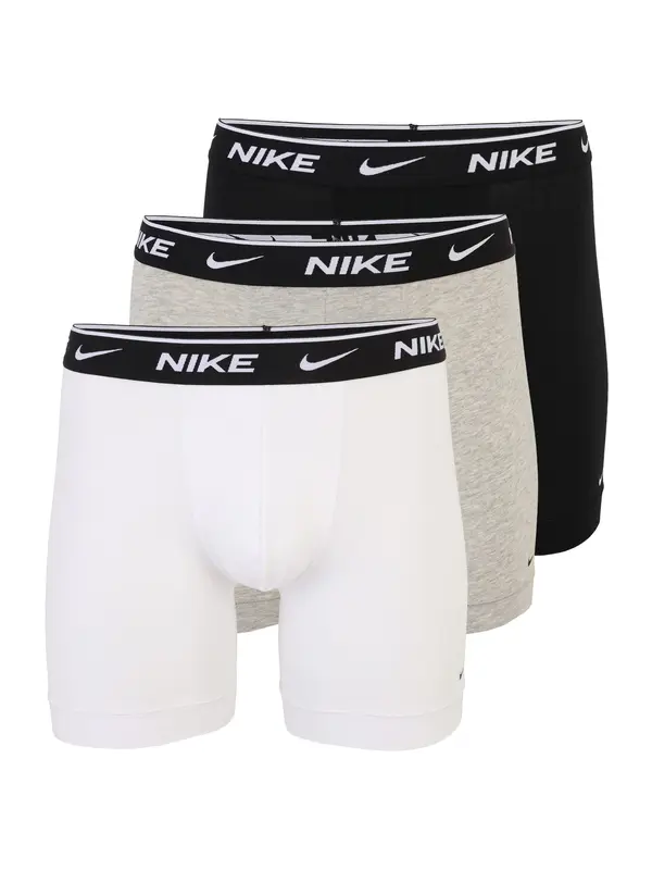 NIKE Underwear NIKE Underwear Bokserice  siva melange / crna / bijela
