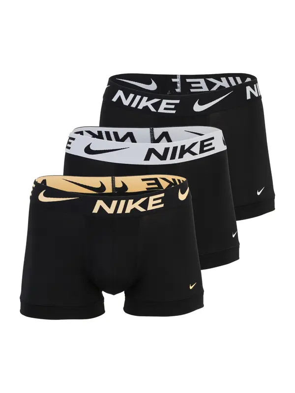 NIKE Underwear NIKE Underwear Bokserice  svijetlosiva / svijetlonarančasta / crna