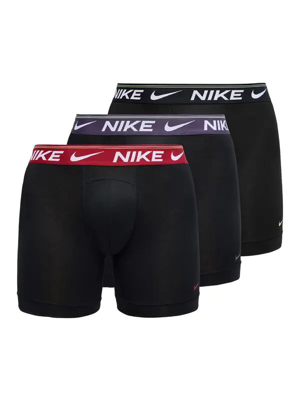 NIKE Underwear NIKE Underwear Bokserice  tamno ljubičasta / krvavo crvena / crna / bijela
