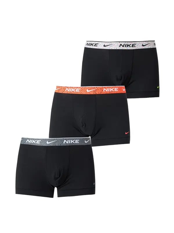 NIKE Underwear NIKE Underwear Bokserice  tamo siva / narančasta / crna / bijela