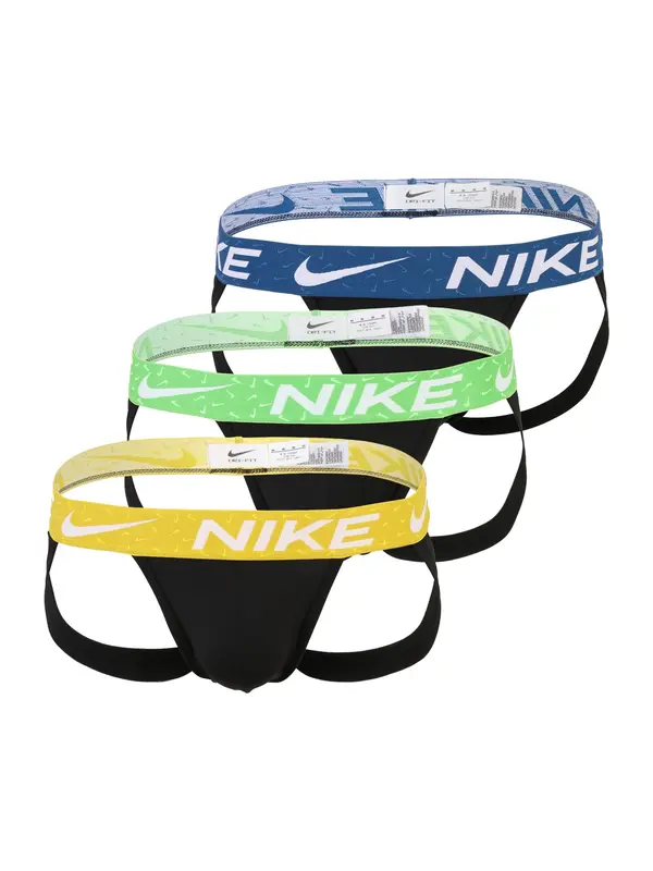 NIKE Underwear NIKE Underwear Slip  plava / žuta / svijetlozelena / crna