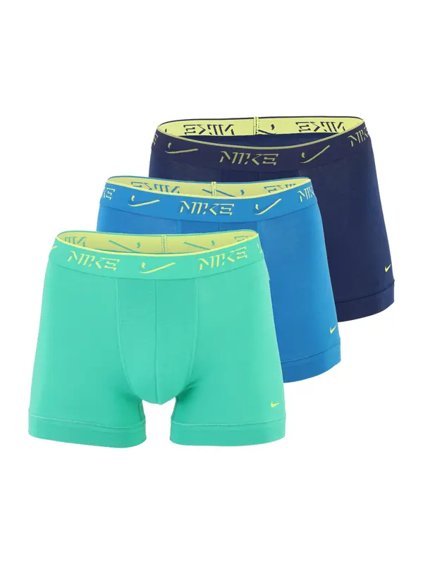NIKE Underwear NIKE Underwear Sportske gaće 'Everyday'  plava / svijetlozelena / crna