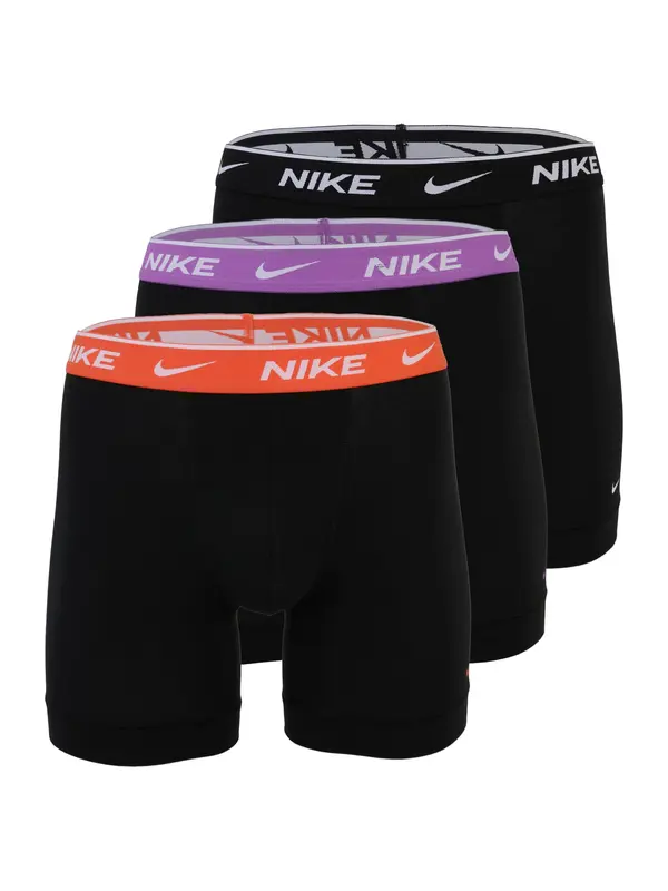 NIKE Underwear NIKE Underwear Sportske gaće  ljubičasta / ciglasto crvena / crna / prljavo bijela