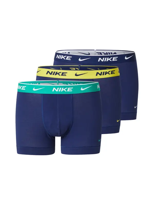 NIKE Underwear NIKE Underwear Sportske gaće  tamno plava / žuta / zelena / bijela