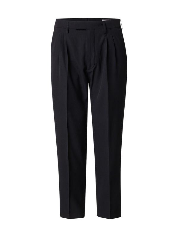 NN07 NN07 Hlače s naborima 'Fritz 1728'  crna