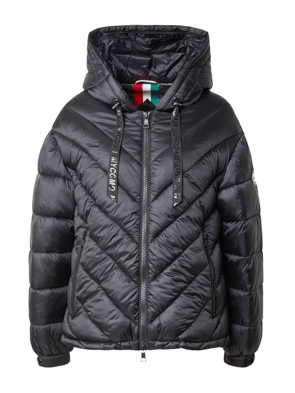 No. 1 Como No. 1 Como Prijelazna jakna 'Ambra'  crna / bijela