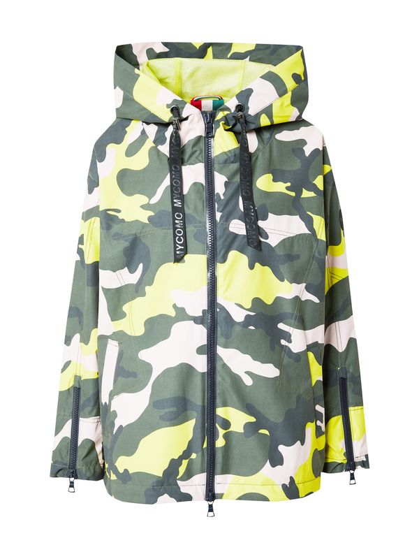 No. 1 Como No. 1 Como Prijelazna jakna 'Preci'  žuta / kaki / tamno zelena / bijela