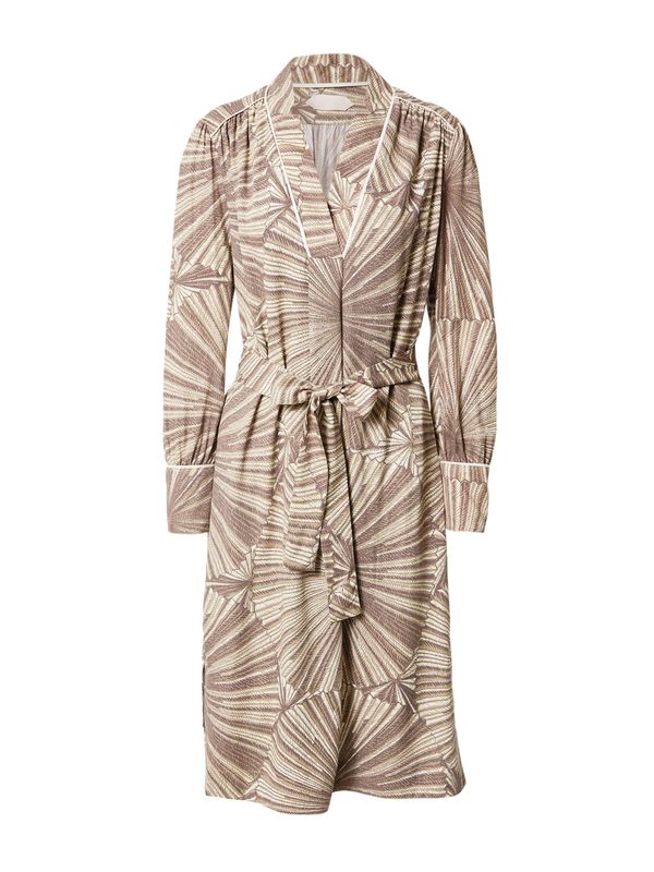 Noa Noa Noa Noa Košulja haljina 'Mariann'  svijetlosmeđa / prljavo bijela