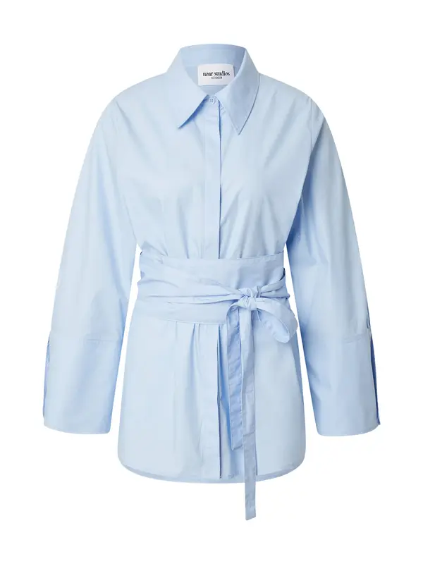 noar studios noar studios Bluza 'BELTED SHIRT'  plava