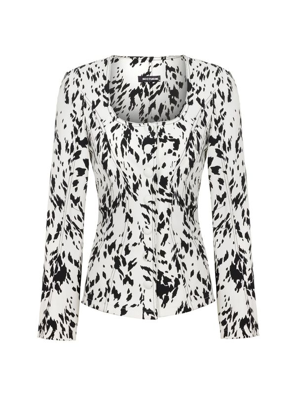 NOCTURNE NOCTURNE Blejzer  crna / bijela