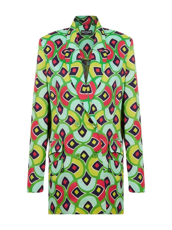 NOCTURNE NOCTURNE Blejzer  limun žuta / zelena / žad / crvena