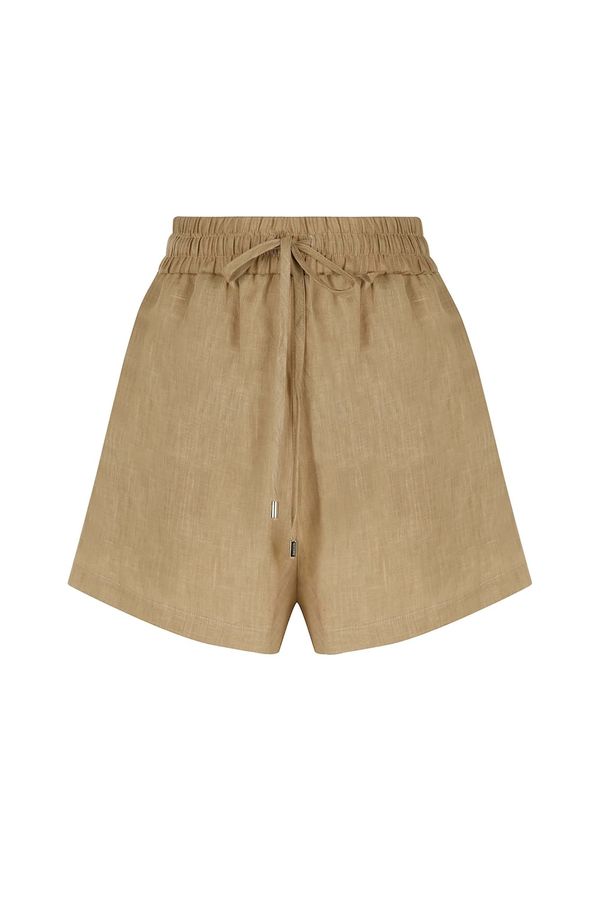 NOCTURNE NOCTURNE Hlače  boja devine dlake (camel)