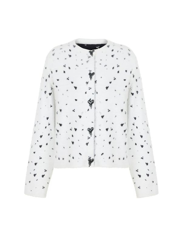 NOCTURNE NOCTURNE Kardigan  crna / bijela