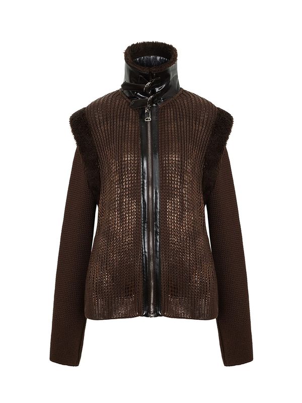 NOCTURNE NOCTURNE Prijelazna jakna  tamno smeđa / crna