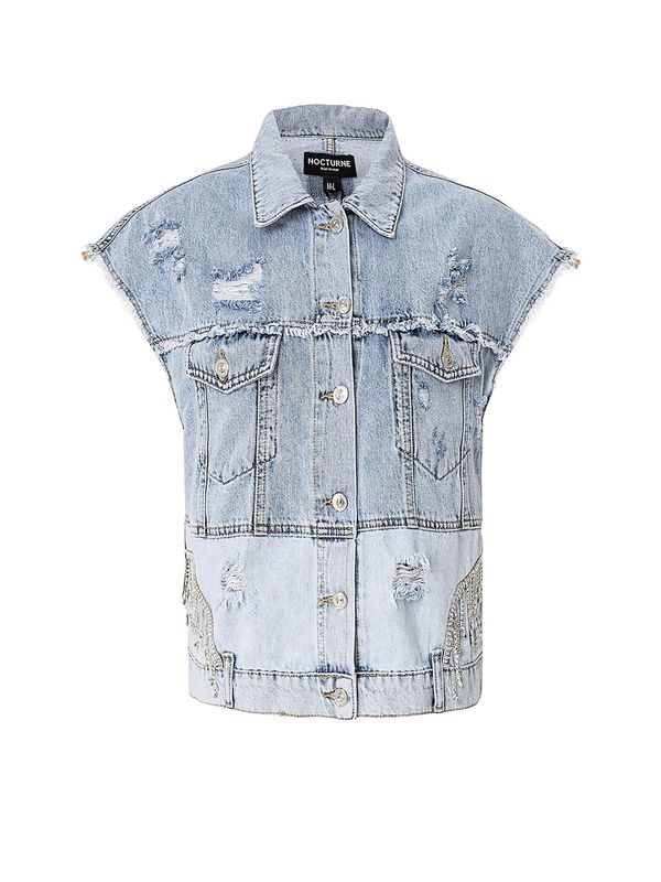 NOCTURNE NOCTURNE Prsluk  svijetloplava