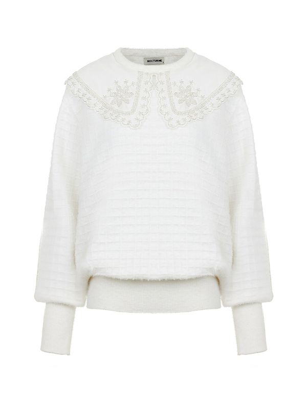 NOCTURNE NOCTURNE Pulover  prljavo bijela