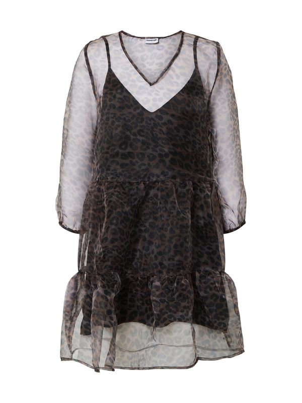 Noisy may Noisy may Haljina 'Marla'  tamno smeđa / maslinasta / crna